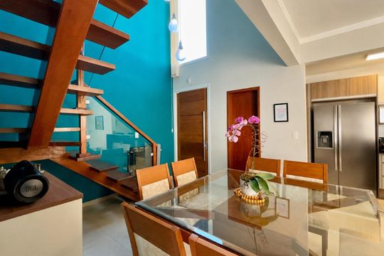 Sala de Jantar de casa de condomínio à venda com 3 quartos, 114m² em Jardim Itamarati, Campinas