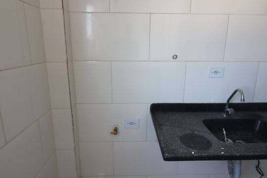 sala / cozinha de apartamento à venda com 2 quartos, 45m² em Jardim Nordeste, São Paulo