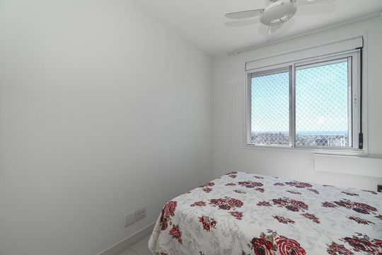 Quarto Suíte de apartamento à venda com 2 quartos, 57m² em Cristo Redentor, Porto Alegre
