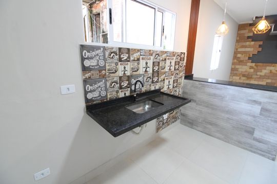 Cozinha de casa para alugar com 2 quartos, 60m² em Cangaiba, São Paulo