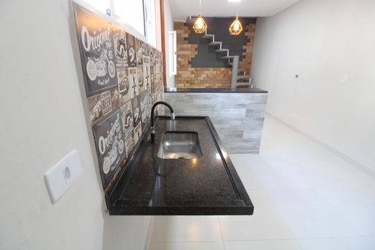 Cozinha de casa para alugar com 2 quartos, 60m² em Cangaiba, São Paulo