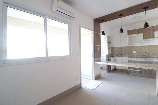 Sala de apartamento para alugar com 1 quarto, 39m² em Morada da Colina, Uberlândia