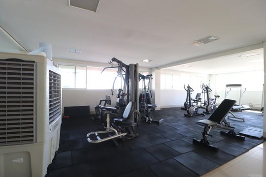 Área comum - Academia de apartamento para alugar com 1 quarto, 39m² em Morada da Colina, Uberlândia