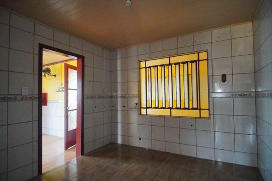 Cozinha de casa para alugar com 3 quartos, 63m² em Santos Dumont, São Leopoldo