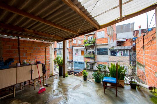 Terraço de casa à venda com 2 quartos, 82m² em Jardim Teles de Menezes, Santo André