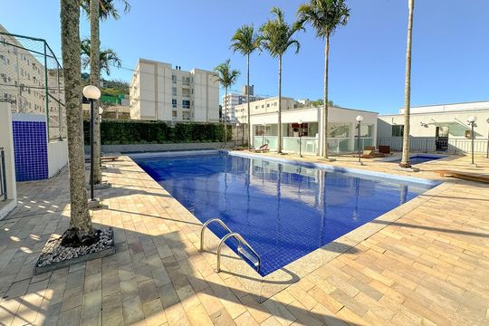 Área comum - Piscina de apartamento para alugar com 2 quartos, 55m² em Areias, São José