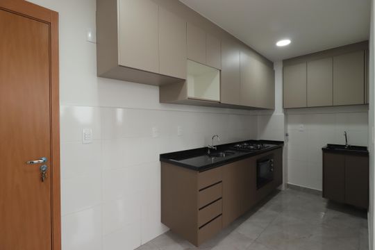 Cozinha de apartamento para alugar com 2 quartos, 35m² em Vila Palmares, Santo André