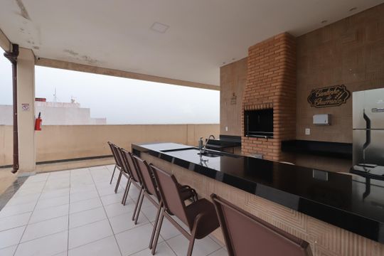 Área Comum - Churrasqueira 2 de apartamento para alugar com 2 quartos, 35m² em Vila Palmares, Santo André