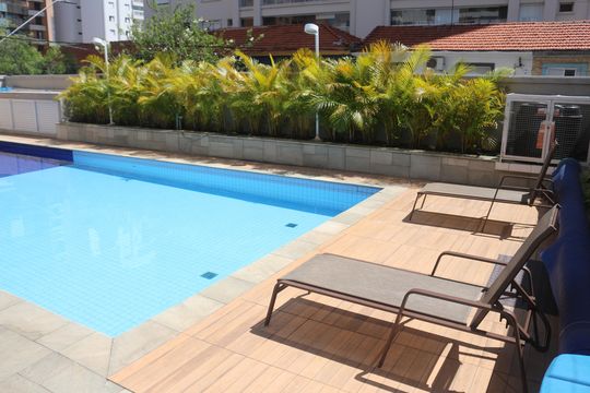 Área comum - Piscina de apartamento para alugar com 2 quartos, 70m² em Santa Paula, São Caetano do Sul