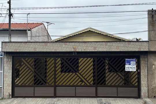 Fachada de casa à venda com 2 quartos, 105m² em Vila Jordanopolis, São Bernardo do Campo