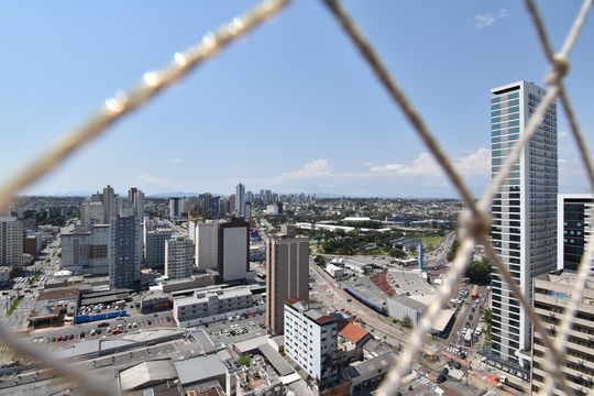 Vista do Quarto de kitnet/studio para alugar com 1 quarto, 30m² em Centro, Curitiba