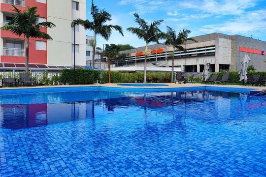 Área comum de apartamento para alugar com 2 quartos, 66m² em Ponte Preta, Campinas