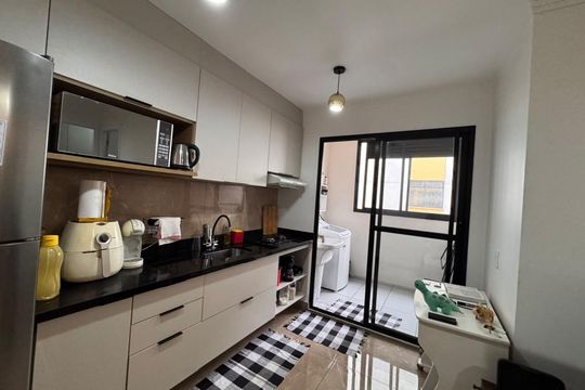 Cozinha de apartamento para alugar com 2 quartos, 36m² em Metalúrgicos, Osasco