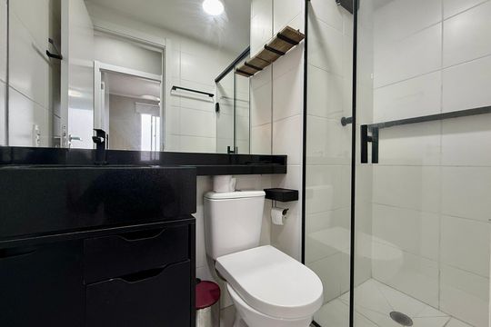 Banheiro  de apartamento para alugar com 2 quartos, 32m² em Vila Socorro, São Paulo