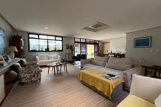 Sala de apartamento à venda com 3 quartos, 280m² em Barra da Tijuca, Rio de Janeiro