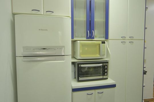 Cozinha  de apartamento à venda com 2 quartos, 53m² em Demarchi, São Bernardo do Campo