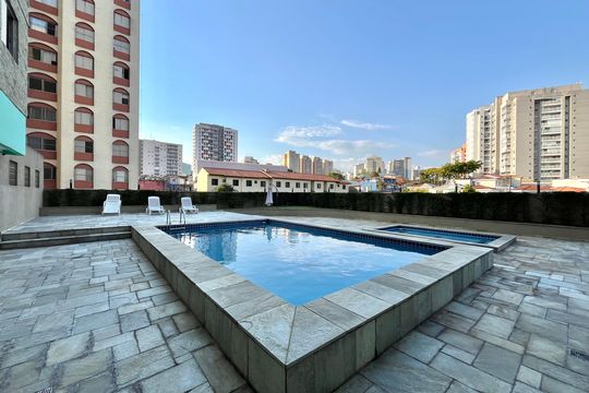 Área comum - Piscina de apartamento à venda com 1 quarto, 91m² em Vila Guarani, São Paulo