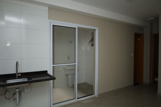 Cozinha de apartamento para alugar com 2 quartos, 46m² em Vila Brasil, São Paulo
