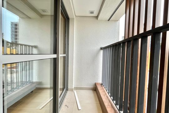 Varanda de kitnet/studio à venda com 1 quarto, 25m² em Vila Clementino, São Paulo