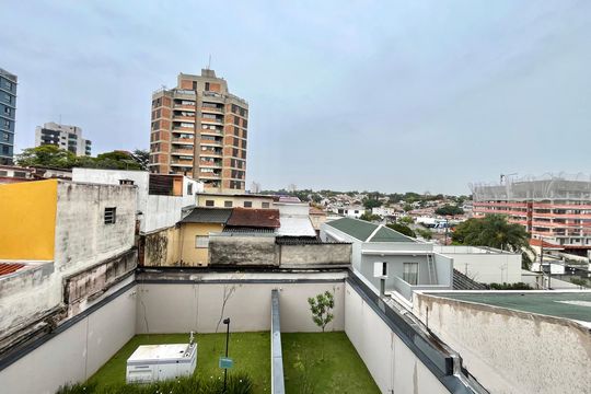 Vista da Varanda de kitnet/studio à venda com 1 quarto, 25m² em Vila Clementino, São Paulo