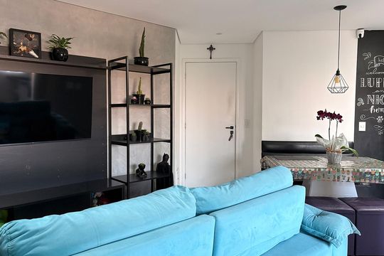 Sala de apartamento à venda com 2 quartos, 52m² em Chácara Cruzeiro do Sul, São Paulo