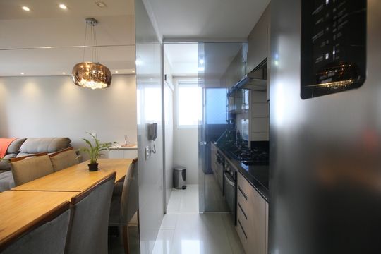 Cozinha - Armários de apartamento para alugar com 2 quartos, 41m² em Vila Andrade, São Paulo