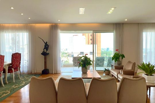 Sala de apartamento para alugar com 3 quartos, 178m² em Jardim Paulista, São Paulo
