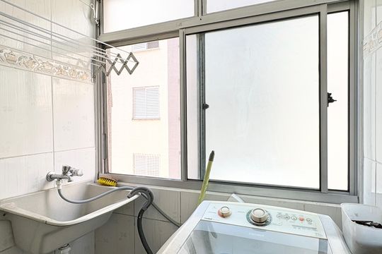 Área de Serviço de apartamento à venda com 2 quartos, 50m² em Vila Pereira Barreto, São Paulo