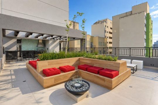 Área Externa de apartamento à venda com 3 quartos, 60m² em Santa Cecilia, São Paulo