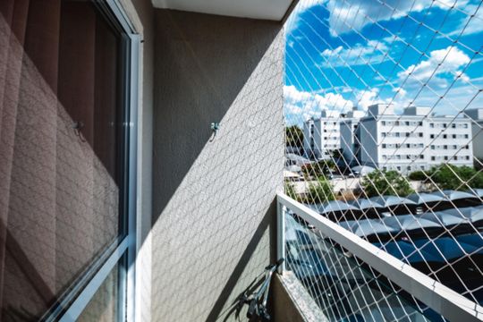 Varanda de apartamento à venda com 2 quartos, 48m² em Planalto, Belo Horizonte