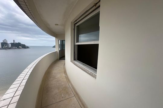 Varanda da Sala de apartamento para alugar com 2 quartos, 138m² em Centro, São Vicente