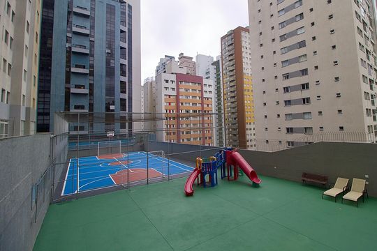 Área comum - Quadra de esportes de apartamento à venda com 2 quartos, 52m² em Bigorrilho, Curitiba
