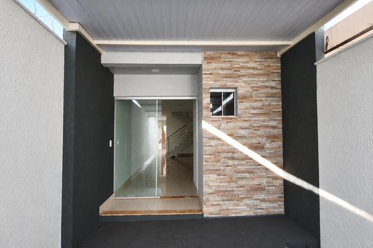Área externa de casa para alugar com 2 quartos, 85m² em Residencial Vereda dos Buritis, Goiânia