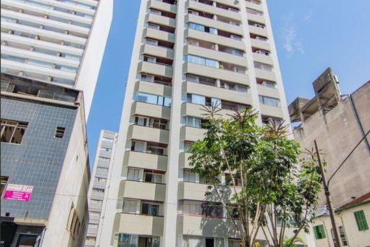 Fachada de apartamento à venda com 1 quarto, 28m² em Bela Vista, São Paulo