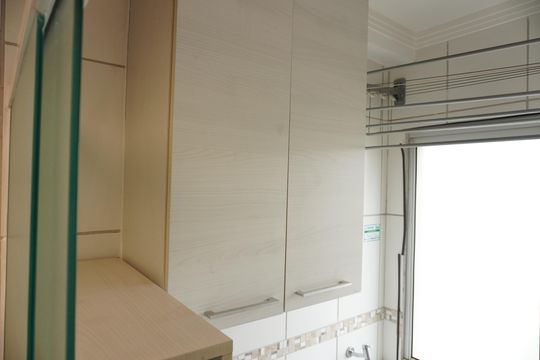 Cozinha e Área de Serviço de apartamento para alugar com 3 quartos, 76m² em Jardim Paraiso, São Carlos