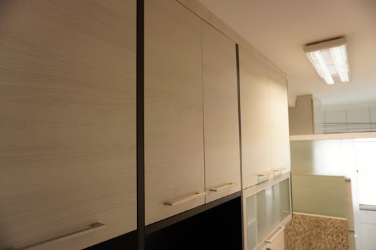 Cozinha e Área de Serviço de apartamento para alugar com 3 quartos, 76m² em Jardim Paraiso, São Carlos