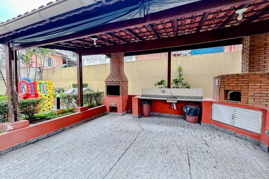 Área comum - Churrasqueira de apartamento para alugar com 1 quarto, 50m² em Vila Zilda, São Paulo