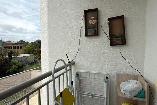 Sala Sacada  de apartamento para alugar com 2 quartos, 50m² em Rudge Ramos, São Bernardo do Campo