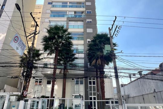 Fachada de kitnet/studio à venda com 1 quarto, 32m² em Pinheiros, São Paulo
