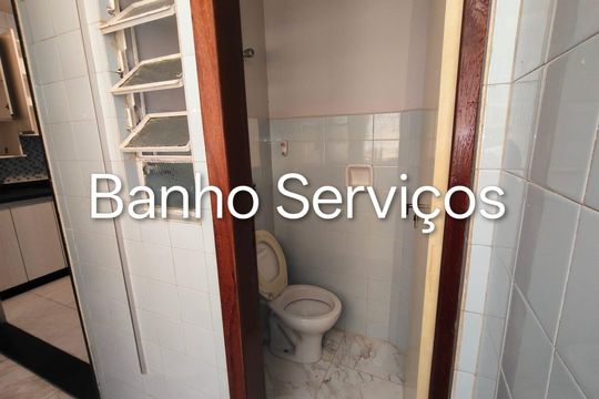 Banho de Serviço de apartamento à venda com 3 quartos, 128m² em Anchieta, Belo Horizonte