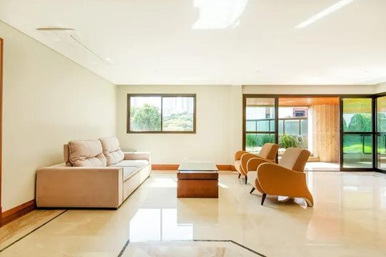 Sala de apartamento à venda com 3 quartos, 375m² em Jardim Analia Franco, São Paulo