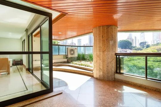 Varanda de apartamento à venda com 3 quartos, 375m² em Jardim Analia Franco, São Paulo