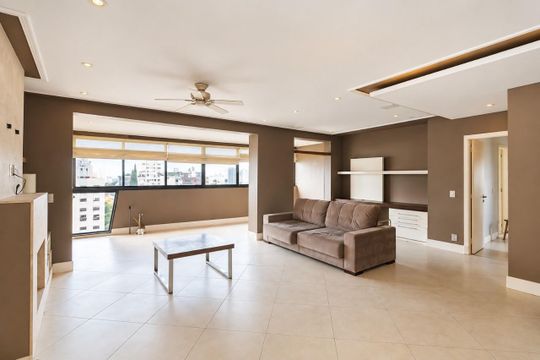 Sala de apartamento para alugar com 3 quartos, 150m² em Petrópolis, Porto Alegre
