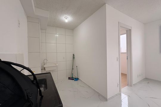 Cozinha de apartamento para alugar com 2 quartos, 74m² em Jardim, Santo André