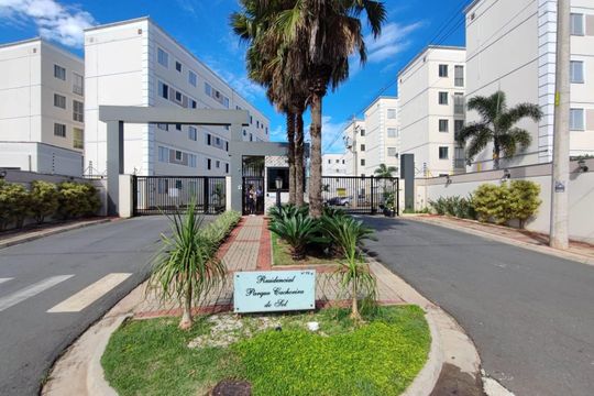 Fachada do Codomínio de apartamento para alugar com 2 quartos, 47m² em Parque das Cachoeiras, Campinas