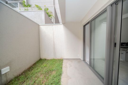 Varanda de kitnet/studio para alugar com 1 quarto, 34m² em Bela Vista, São Paulo