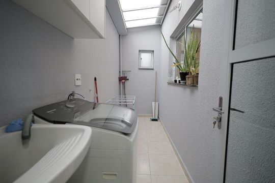 Área de Serviço de apartamento para alugar com 2 quartos, 55m² em Vila Camilópolis, Santo André