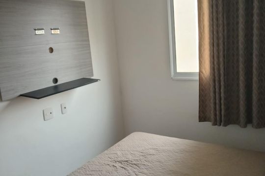 Quarto de apartamento para alugar com 2 quartos, 48m² em Planalto, São Bernardo do Campo