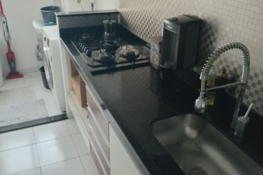 Cozinha/Área de serviço de apartamento para alugar com 2 quartos, 48m² em Planalto, São Bernardo do Campo