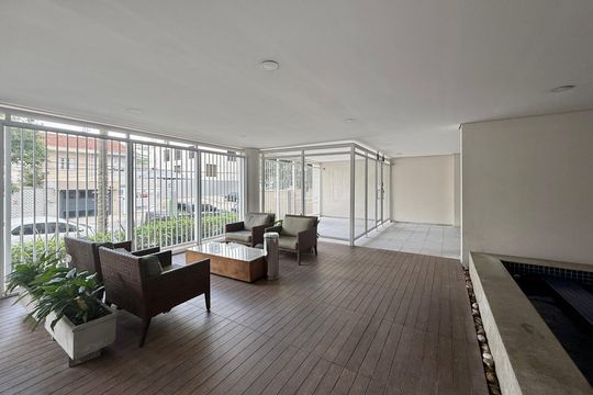 Área comum de apartamento para alugar com 1 quarto, 50m² em Vila Cordeiro, São Paulo